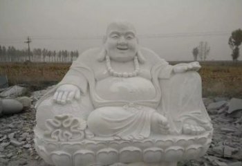 南京质感非凡的汉白玉弥勒佛雕塑