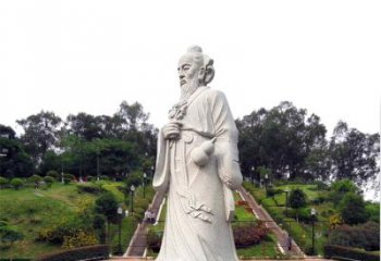 南京张仲景石雕雕塑，精工细作，传承古代文化