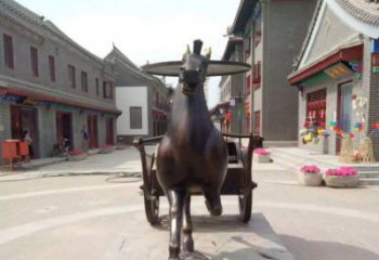 南京艺术装点的汉代马车——马车铜雕