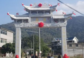 南京红旗渠分水苑牌坊浮雕雕塑：专业雕塑定制服务