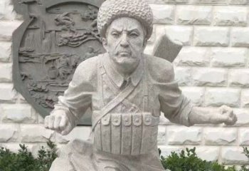 南京黄继光雕塑，传承着历史的经典