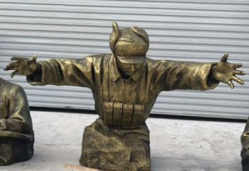 南京黄继光铜雕是由中领雕塑定制的精致作品。中…