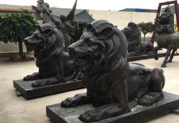 南京汇丰手工铸铜狮子雕塑