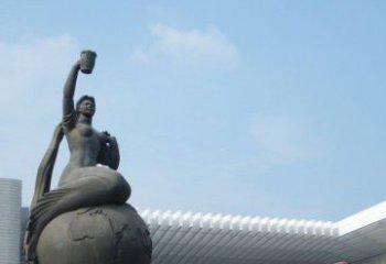 南京中领雕塑推出的精美雕塑——铜铸地球塑像，…