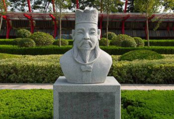 南京精美绝伦，欧阳询石雕头像