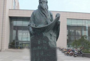 南京老子校园名人铜雕——精雕细琢，百年不朽