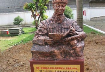 南京中领雕塑推出尊贵的雷锋铜雕，以纪念传奇人…