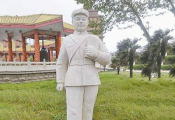 南京雷锋石雕——传承奉献精神