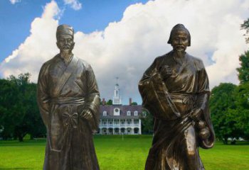 南京传承古代名人——华佗雕塑
