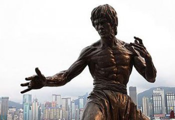 南京李小龙铜雕，为您展现明星的精彩！