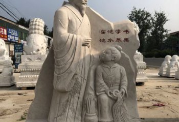 南京传承经典，欣赏王羲之景观石雕