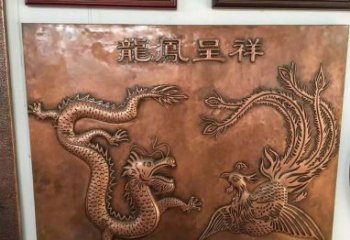南京中领雕塑|传统铜雕龙凤精美雕塑