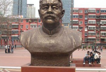 南京中领雕塑为您打造高端优质的鲁迅胸像铜雕