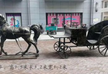 南京古典马车雕塑，精致传承礼仪之魂
