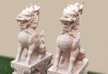 南京门口看门神兽麒麟石雕