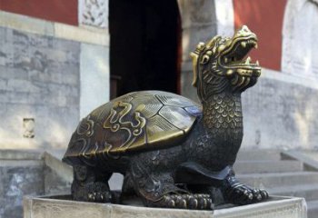 南京弥勒佛坐赑屃雕塑，神秘而古老