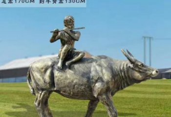 南京牧童骑牛铜雕——让您的空间更加生动有趣