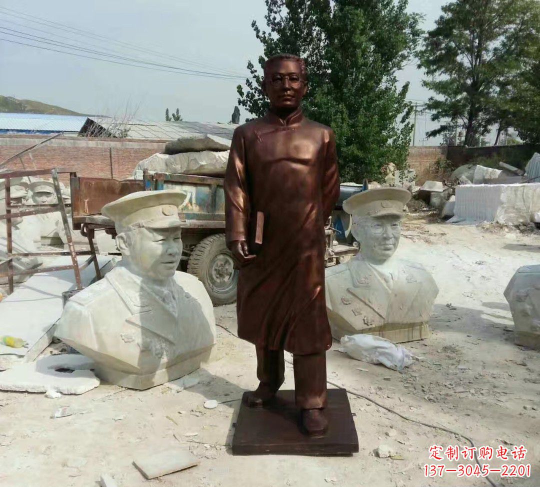 南京匠心精神打造经典陶行知雕塑