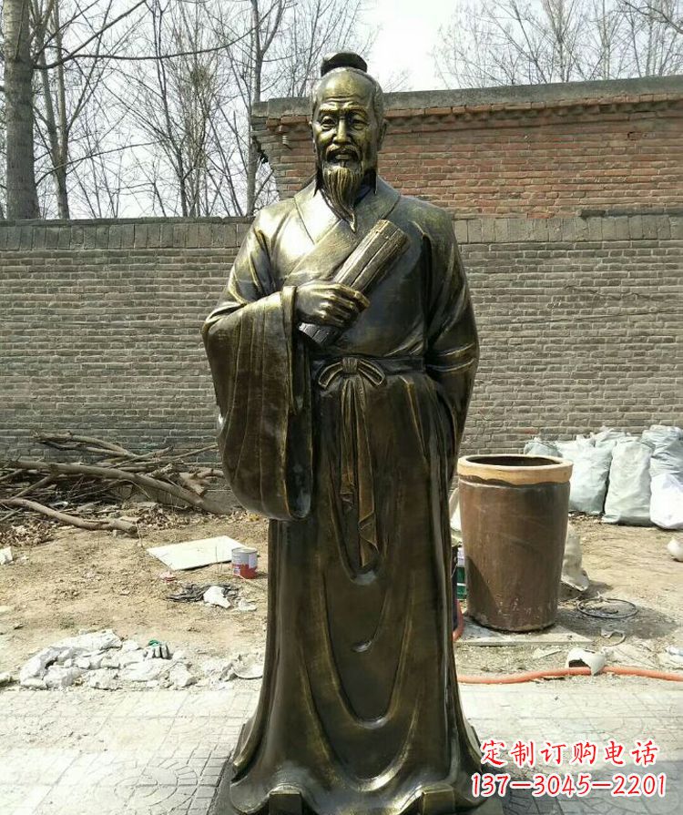 南京领雕塑:以张仲景铜雕为典范的传统工艺