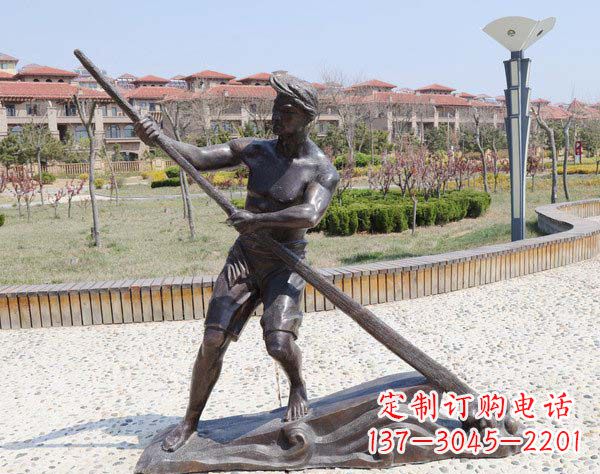 南京传道受业解惑的男子雕塑