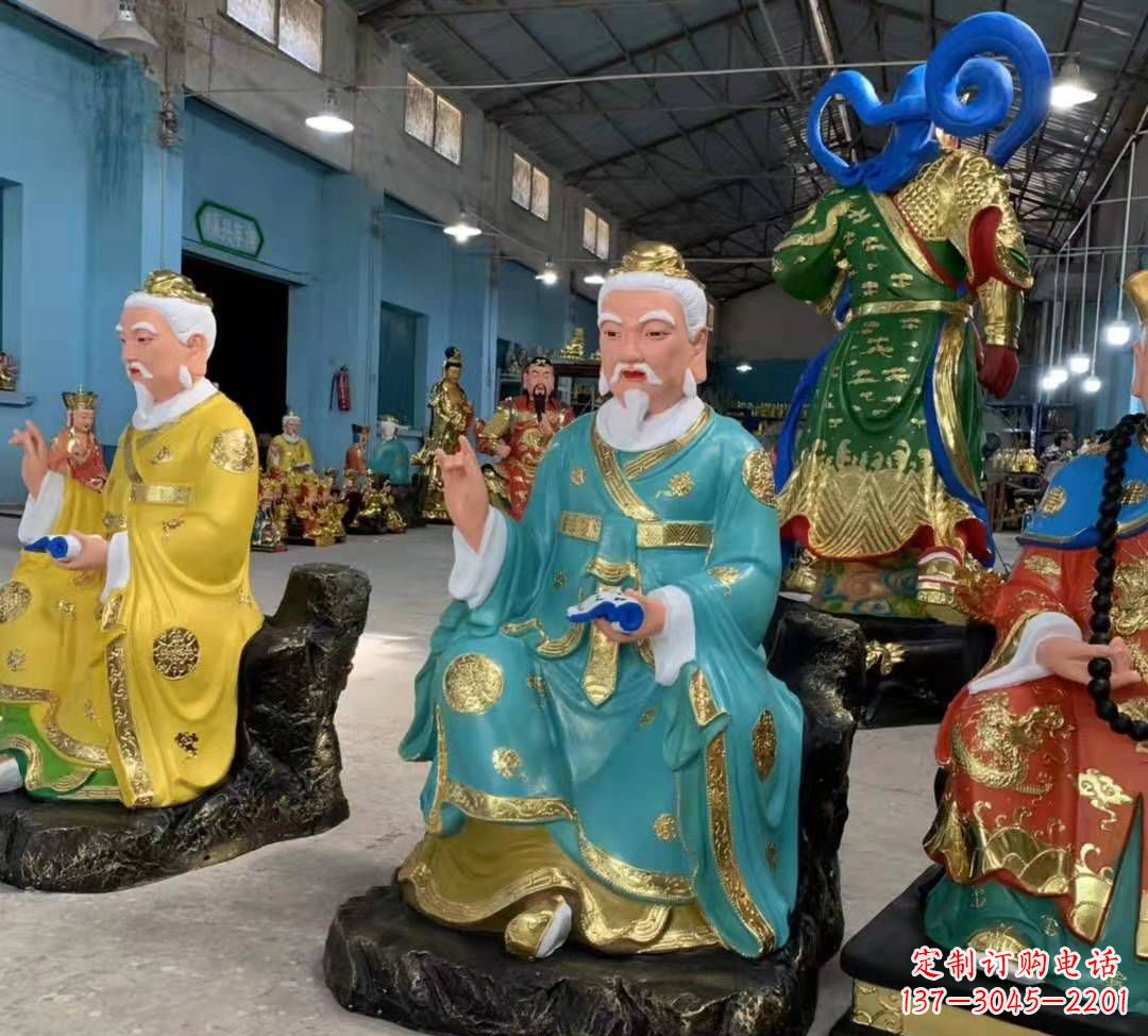 南京南斗北斗玻璃钢彩绘佛像雕塑