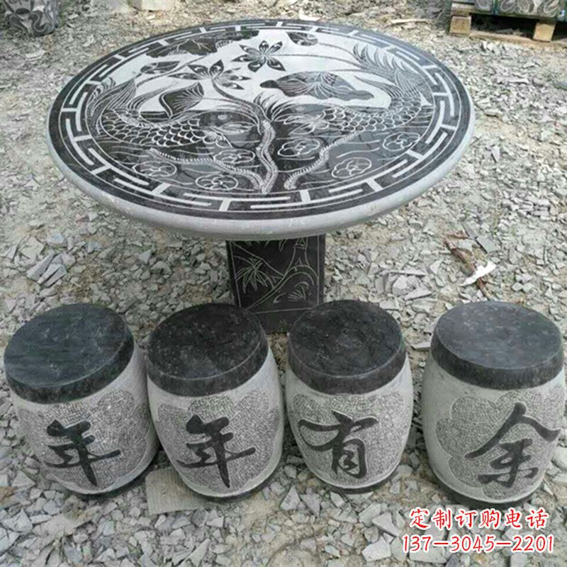 南京仿古石桌凳,雕刻雅致的完美