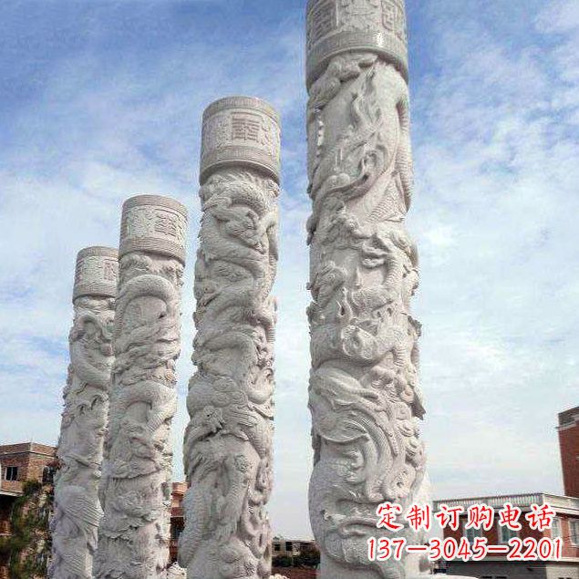 南京精美石雕龙雕塑,释放神秘力量