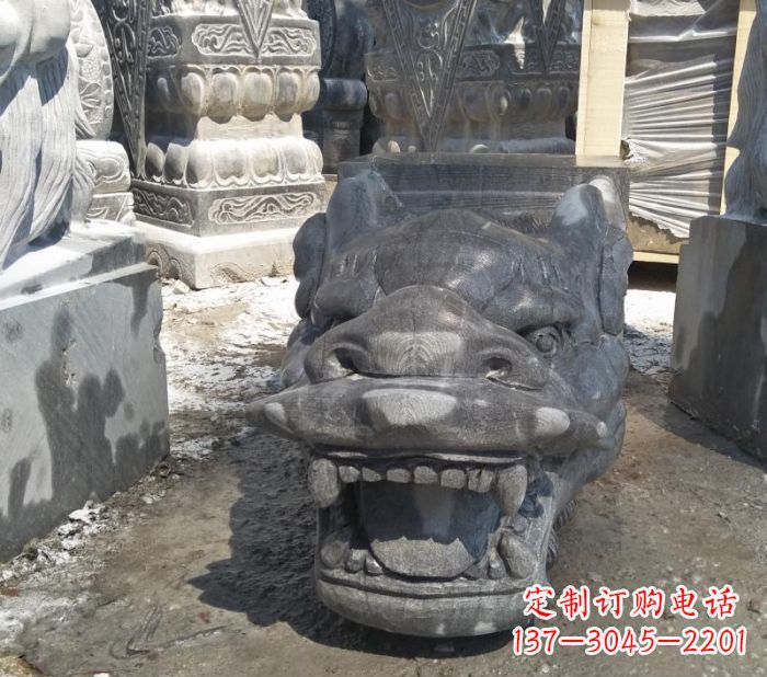 南京传承巨龙传说的高品质龙头雕塑