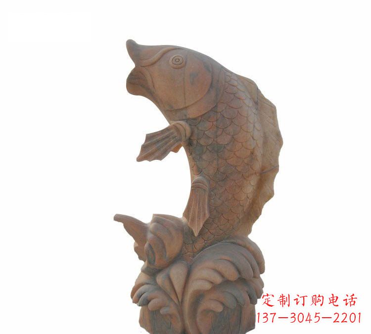 南京鲤鱼石雕,精细雕刻让你赞叹不已