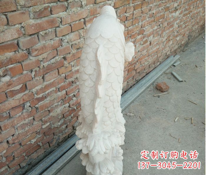 南京喷水鲤鱼公园石雕 (2)
