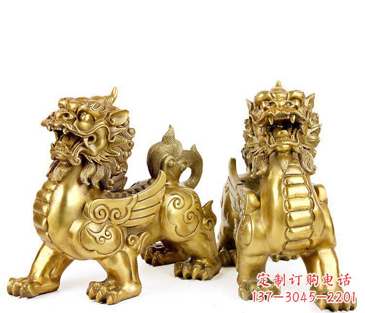 南京精美貔貅铜雕,精致雕塑,来自中领雕塑