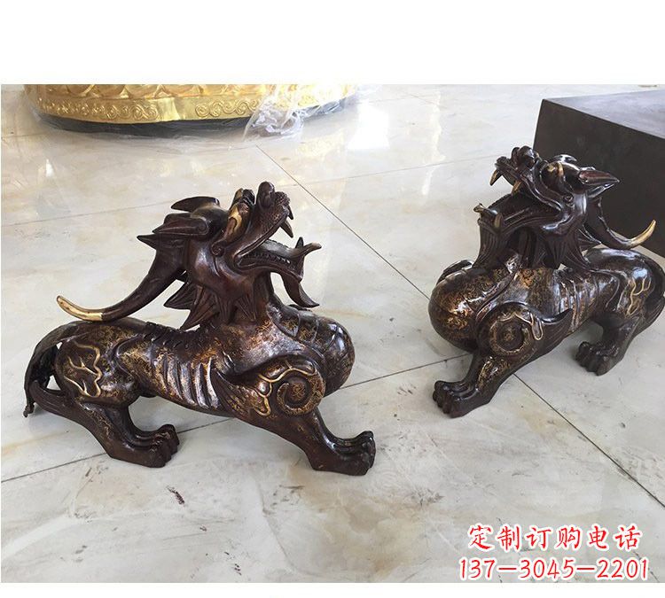 南京浙江中领雕塑:高质量貔貅铜雕像