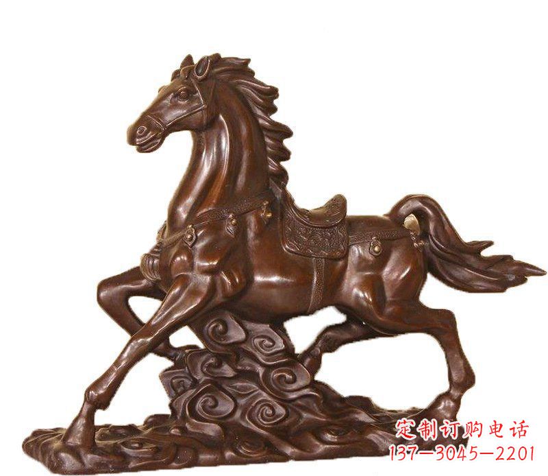 南京答案中领雕塑:精致马玻璃钢仿铜动物雕塑中…