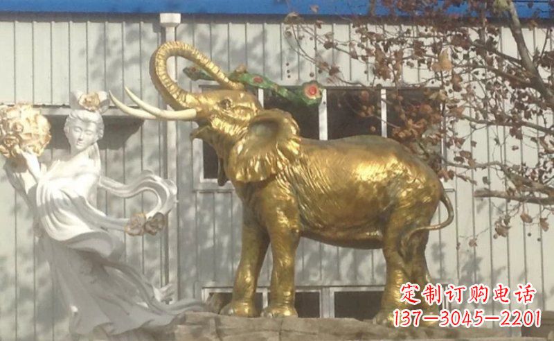 南京铜质大象雕塑,令人惊叹的精湛工艺