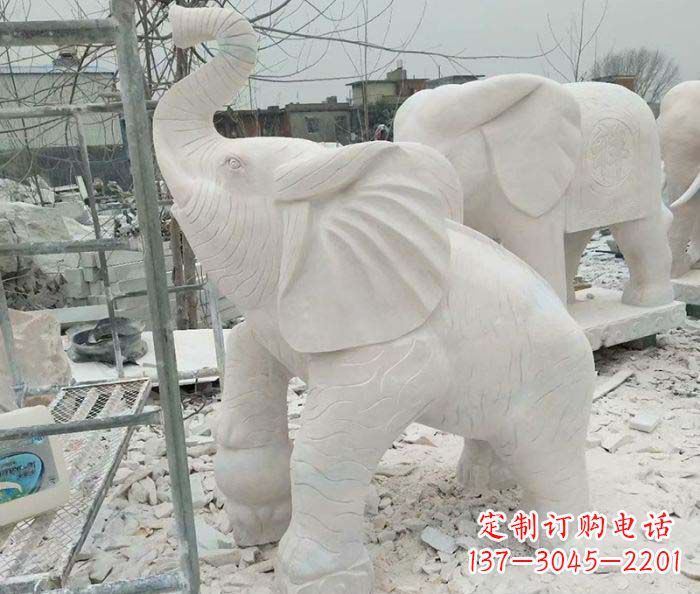 南京企业景观招财大象雕塑