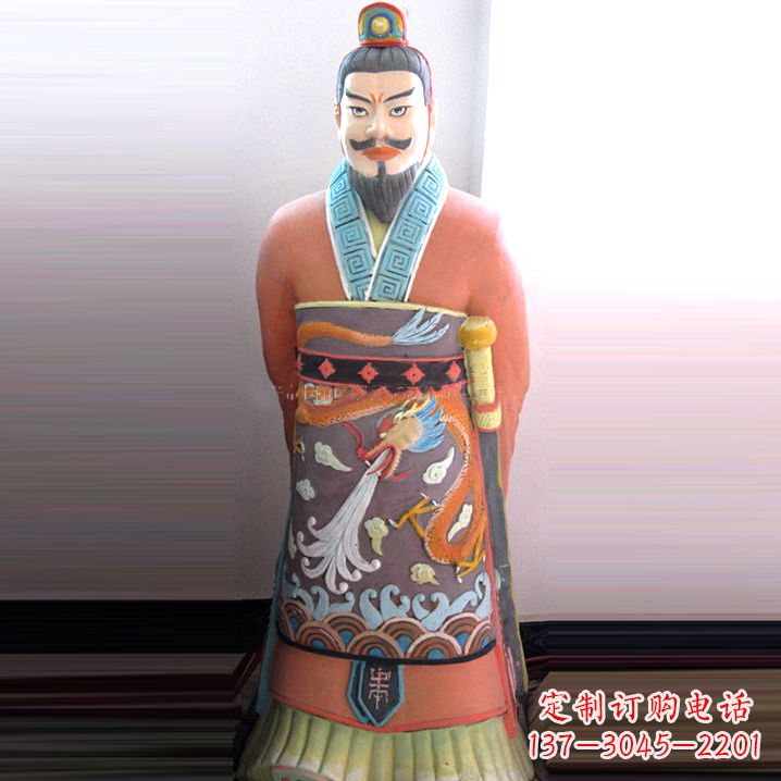 南京中国领先的秦始皇钢玻璃雕塑