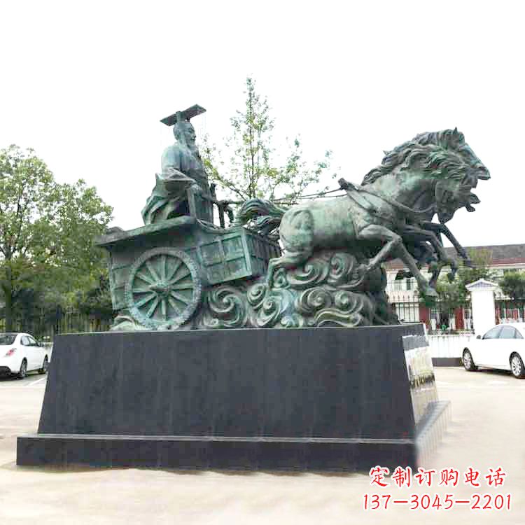 南京秦始皇雕塑,震撼历史魅力
