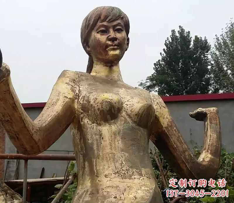 南京中领雕塑的精美青年雕塑经典实物塑造,给人…