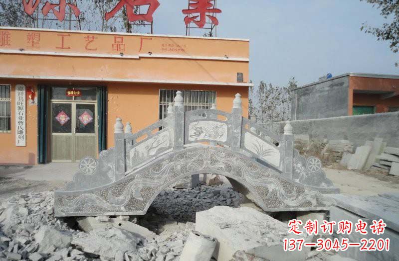 南京青石仿古拱桥雕塑,令领雕塑为您打造