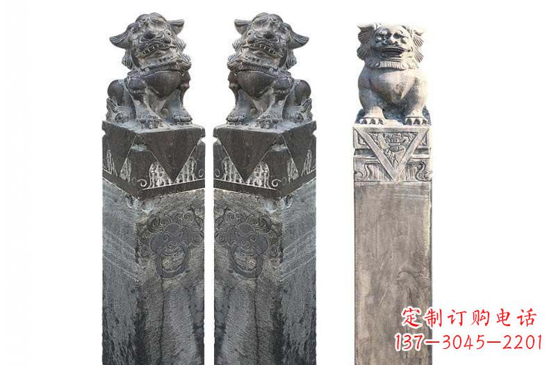 南京来自古代的精美狮子雕塑