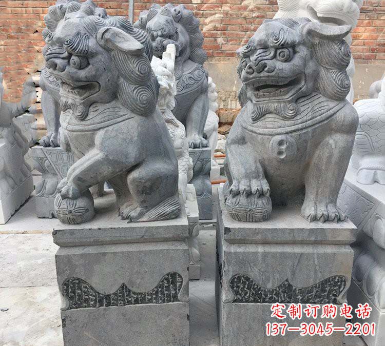 南京青石仿古狮子雕塑