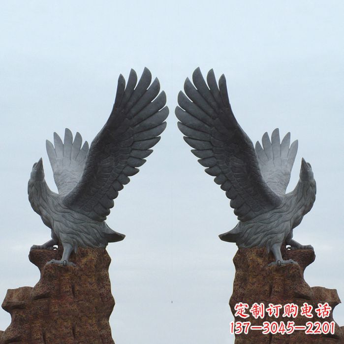 南京青石老鹰,雕刻成永恒的珍贵艺术
