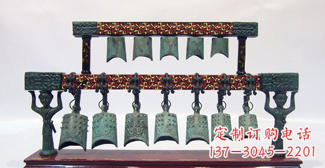 南京青铜编钟古代乐器雕塑
