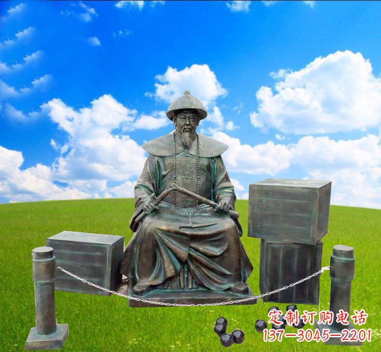 南京青铜雕刻的传奇——林则徐铜雕