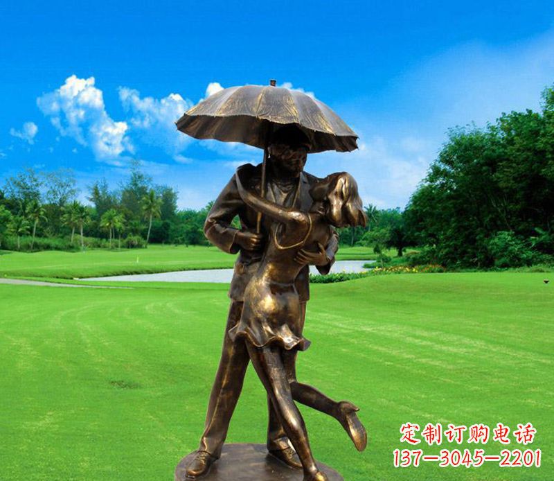 南京中领雕塑-专业制作情侣公园景观雕塑