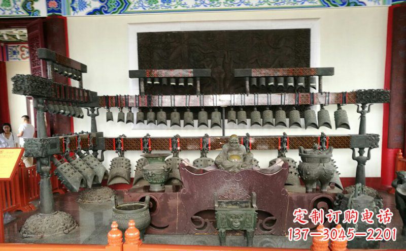 南京编钟古典铜雕,灵魂之声传承