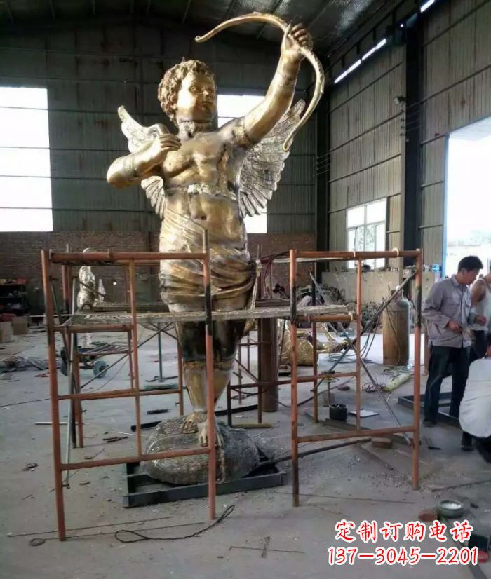 南京尊贵的丘比特铜雕塑