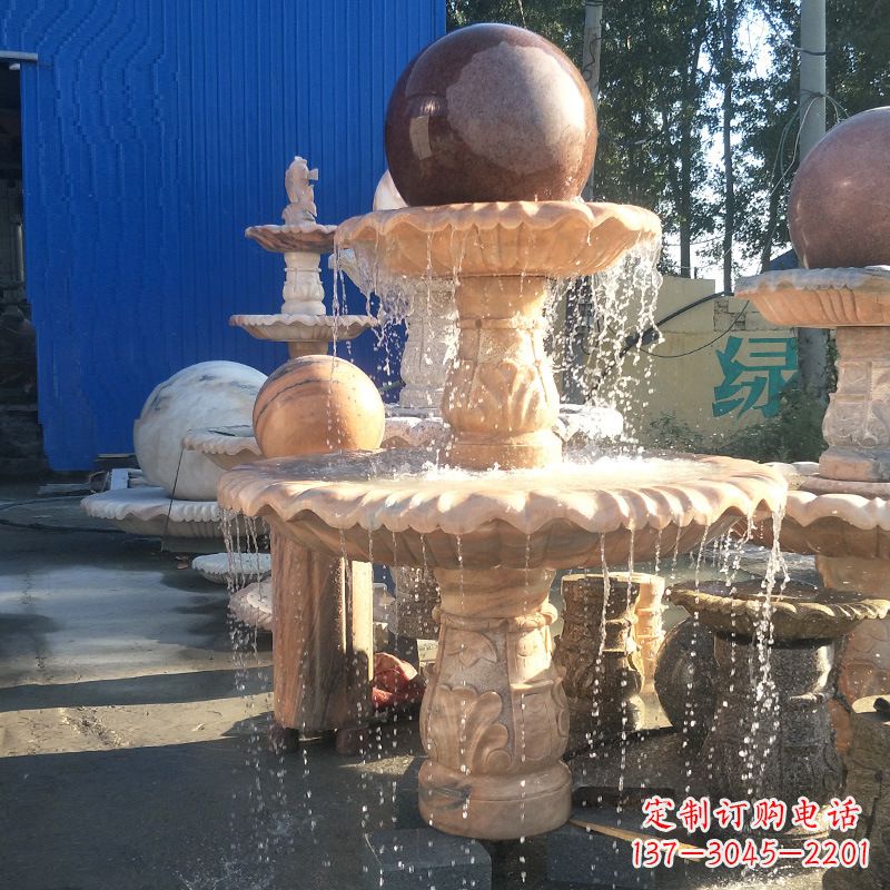 南京曲阳风水球雕塑,营造财运亨通的好运符
