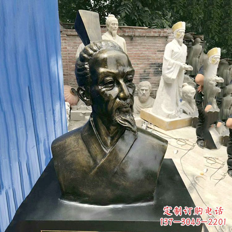 南京屈原雕塑仿铜头像,让您享受美好的艺术之美