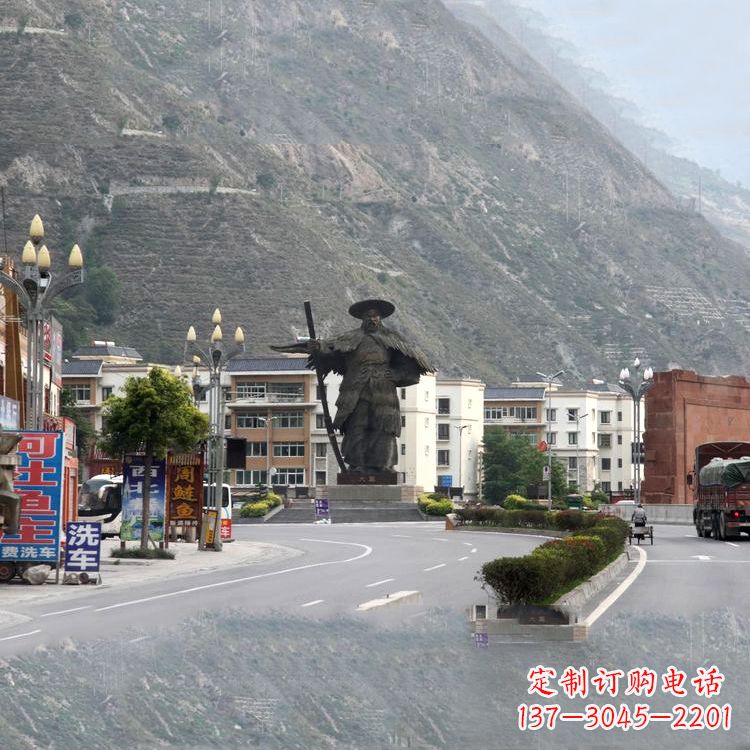 南京唯美雕塑--大禹城市街道景观雕像